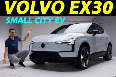 The new electric Volvo EX30 is the smallest but quickest Volvo SUV!