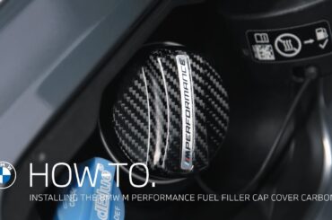 Applying the BMW M Performance Fuel Filler Cap Carbon Cover - How To