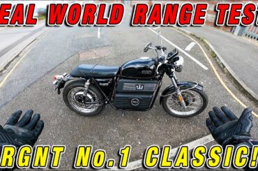 Real World Range Test! | RGNT No.1 Classic Electric Motorcycle!
