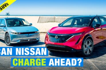 2023 Hyundai Ioniq 5 vs. 2023 Nissan Ariya | Electric SUVs Comparison Test | Price, Range & More!