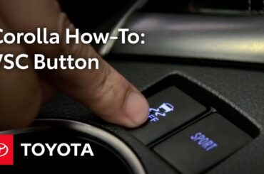 2014 Corolla How-To: VSC Off Button | Toyota