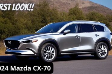 FIRST LOOK* New 2024 Mazda CX-70 Plug In Hybrid | New Model | Interior, Exterior | Mid-Size SUV