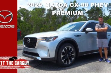 2024 Mazda CX-90 Plug In Hybrid Premium is the best of both worlds. Review and test drive.