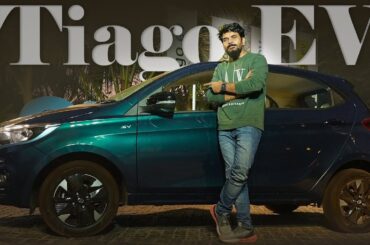 Experience the TATA Tiago.ev | Price, Range, Fast Charging, and Feature Review! (Telugu)