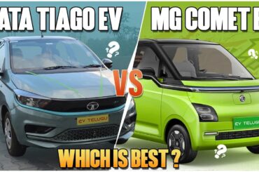 TATA Tiago EV Vs MG Comet EV | Best Affordable Electric Car In India | EV Hindi