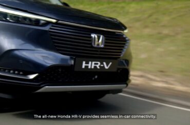 HR-V e:HEV In car Technology and connectivity demo