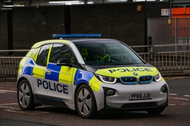 I see your beetle police cars. So i raise the UK's greatest. The BMW i3