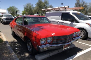 Saw this 1970 Chevelle Malibu while out doing Home Depot shopping. I love this red color