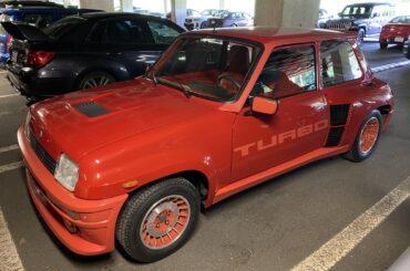 Spotted a [Renault 5 Turbo] walking through a parking garage in Greenwich. I still love the look of them.