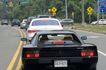 [Ferrari 512 Testarossa] spotted just now in Potomac, MD