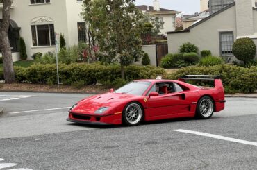 [F40 Competizione/LM] Might not be real, but who would modify a standard F40!? Or is it just not even a real F40? SF California