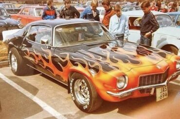 Hanging out at the car show, early 1980s