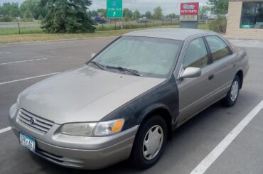 99 toyota camry ce with a 5 speed manual. the official car of.....