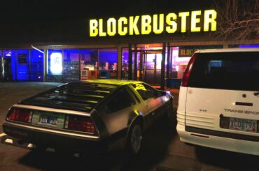 Delorean at BlockBuster