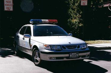 We still doing the police car thing? I see yours, Saab Aspen police car