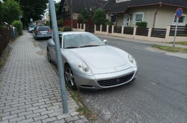 Spotted [Ferrari 612] in Hungary. I didn't make a picture ofit, but it had a manual gearbox.