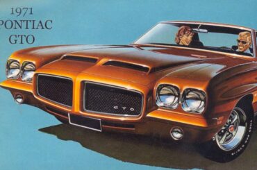 1971 Pontiac GTO Postcard