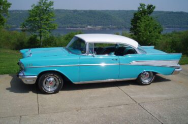 My Dad’s 1957 Chevy Belair! He’s had it since 1981! I grew up with it, going to car shows and cruise nights!