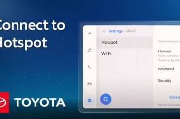 How To: Enable Wi-Fi Hotspot on Toyota's Audio Multimedia System | Toyota