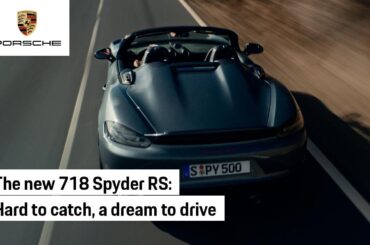 The new Porsche 718 Spyder RS: A rebel unleashed