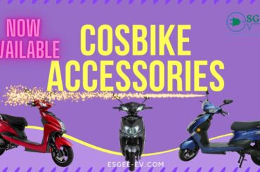 COSBIKE electric Scooter Accessories now available with ElectricOne EsGee EV, Kutch #ebikereview