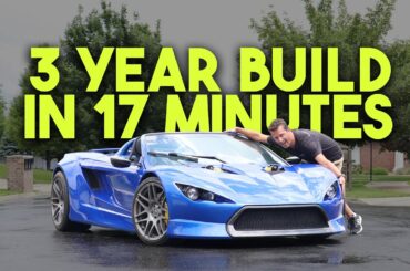 3 Year Build in 17 Minutes - Electric Supercar