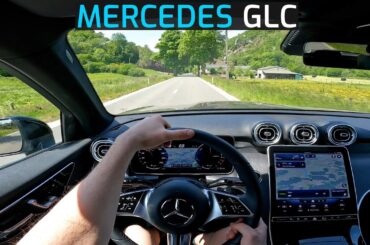 2023 MERCEDES GLC SUV 300 e 4MATIC PLUG-IN HYBRID 313 HP POV TEST DRIVE