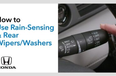 How to Use Rain-Sensing & Rear Wipers/Washers