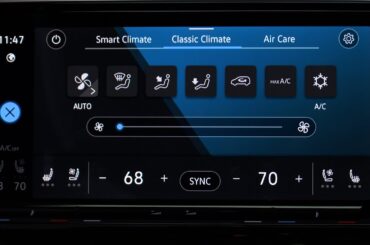 Touchscreen Climate Controls
