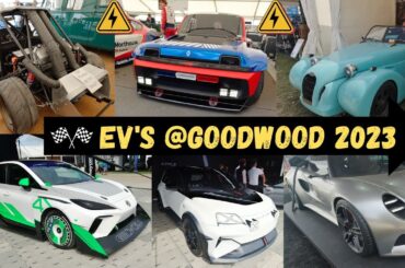 EVs at Goodwood FOS 2023. Focusing on the new & exciting electric cars at the show. #Goodwoodfos23
