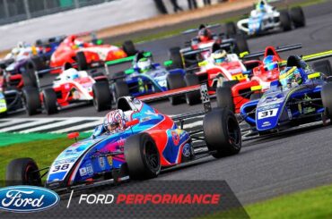 Silverstone Race Highlights | F4 British Championship | Ford Performance