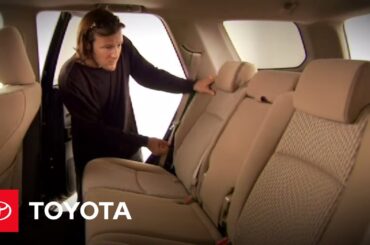 2010 4Runner How-To: 2nd Row Seat (5 Passenger Model) | Toyota