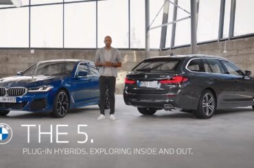 Exploring the new BMW 5 Series Plug-in Hybrids, inside and out.