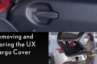 How-To Remove the UX Cargo Cover | Lexus