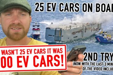 It wasn’t 25 EV cars IT WAS FIVE HUNDRED! North Sea Fire REVELATION.