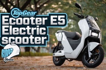 Ecooter E5 review: How efficient is it versus a gasoline-powered scooter? | Top Gear Philippines
