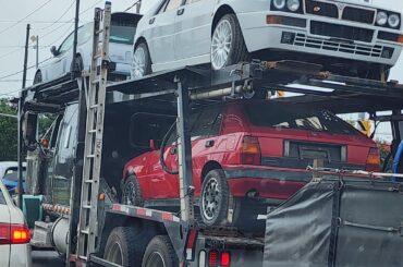 [Lancia delta integrales, and Renaults] spotted in windsor ON