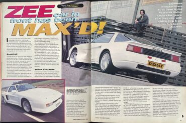 Mk3 Toyota Supra with a Zeemax Z/M1 Turbo Body-Kit, Featured in Max Power Magazine in 1993