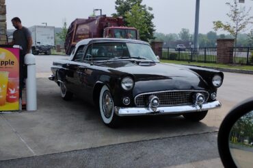 1956 Thunderbird I saw at a pump