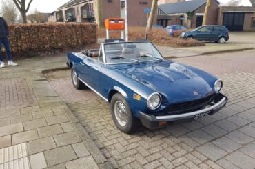 Before & after Fiat Spider