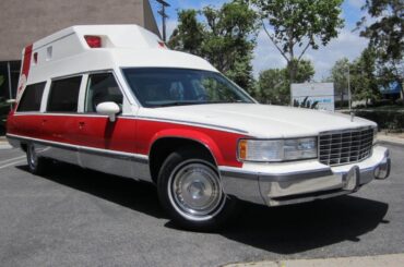 1993 Cadillac Fleetwood Ambulance, the official car of...