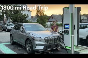 Our Longest CCS EV road trip yet! (1800 Miles) Genesis Electrified GV70