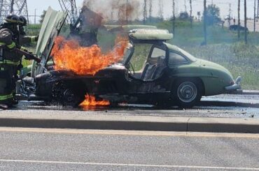 300SL on fire, the official car of?