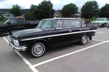 This is our 4 wheeled friend that we call Titanic. It is a 1961 Rambler Classic Super. We will most likely put it up for sale soon. There are too many cars and too little time.