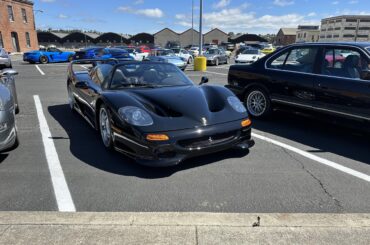 [Ferrari F50] in the parking lot at Luftgekühlt