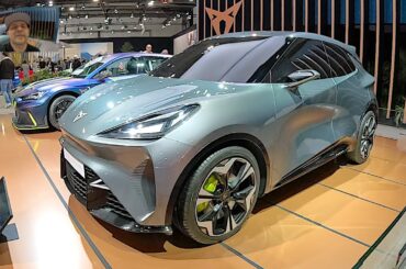 Cupra Urban Rebel full electric performance Raval concept show car all new model walkaround K....