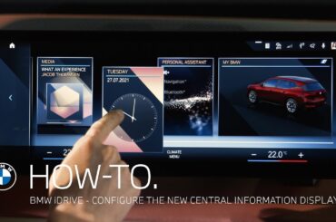 BMW iDrive - Configuration Central Information Display | BMW How-To