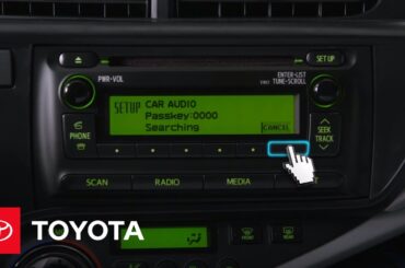 2012 Prius c How-To: Pairing a BT Audio Player or Phone | Toyota