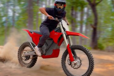 The World's Most Powerful Electric Dirt Bike // 2023 Stark Varg ALPHA First Ride