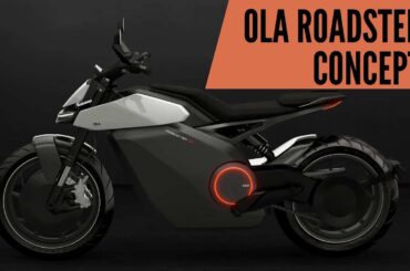 2023 OLA Roadster Electric Motorcycle Concept - First Look | AUTOBICS
